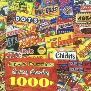 Jigsaw puzzle Crazy Candy 998 pieces Missing 2 See Pictures